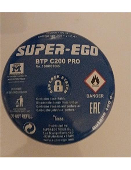 BOTELLA GAS SUPER-EGO CARTUCHO