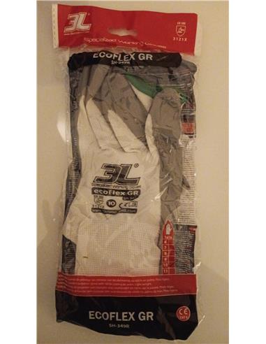 GUANTE NYLON POLIURETANO-GRIS T-10